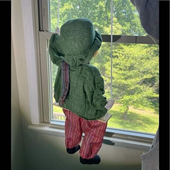 Rare Vintage 1960’s Hand Painted Porcelain Swinging Clowns - Picture 10 of 15